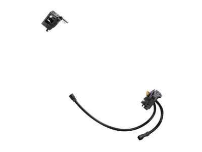 Suport lanterna Shimano STEPS BTE8035/E8036 pentru cadru, frontalăa blocare cu cablu 250 mm, negru