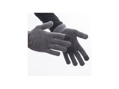 Sensor Merino rukavice, sivá