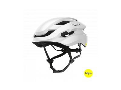 Lumos Ultra Fly MIPS Helm, Phantomweiß