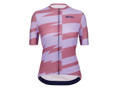 Damska koszulka rowerowa Santini Furia Smart w kolorze fioletowym