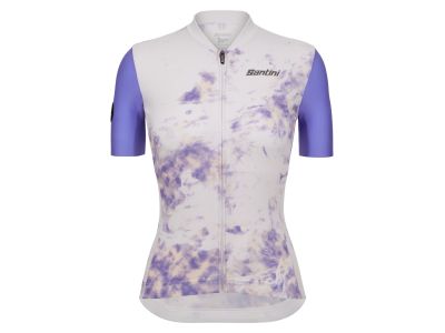 Damska koszulka rowerowa Santini w kolorze Marble Purple