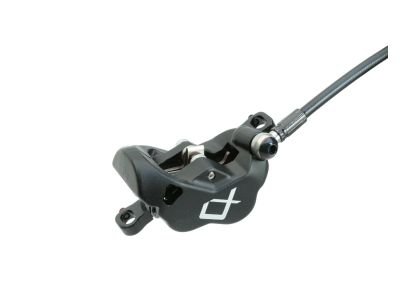 Hayes Dominion T4 hidraulikus első fék, 4 dugattyús, oszlop rögzítés, fékcső. 1000 mm, fékbetétekkel