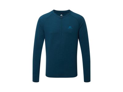 T-shirt Mountain Equipment Nava Ls Zip, kolor Majolica Blue
