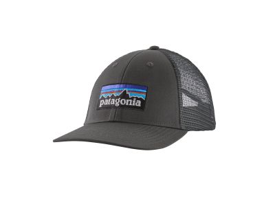 Patagonia P-6 Logo LoPro Trucker Hat baseball sapka, forge grey