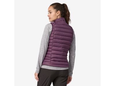 Patagonia Down Sweater women's vest, night plum