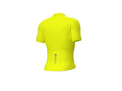 Koszulka rowerowa ALÉ PRAGMA COLOR BLOCK fluo yellow