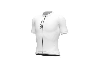 Koszulka rowerowa ALÉ PRAGMA COLOR BLOCK, biała