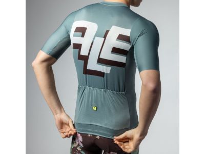 Koszulka rowerowa ALÉ PR-E SAUVAGE, zielona
