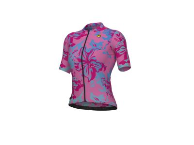 Damska koszulka rowerowa ALÉ PR-E HONOLULU w kolorze różowym