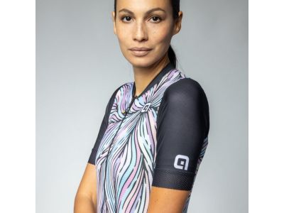 Koszulka rowerowa damska ALÉ PRAGMA ART, pastelowa