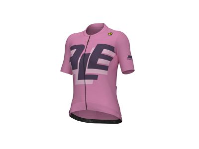 Damska koszulka rowerowa ALÉ PR-E SAUVAGE w kolorze różowym