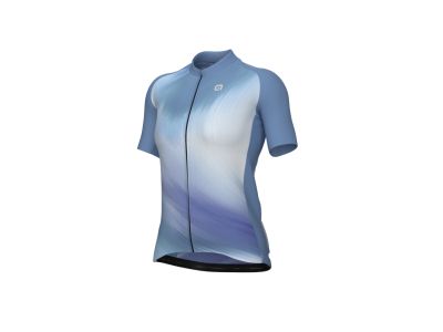 Damska koszulka rowerowa ALÉ OFF ROAD GRAVEL MONSONE w kolorze jasnoniebieskim