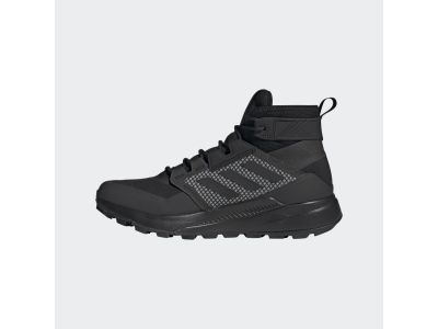Adidas TERREX TRAILMAKER MID GTX cipő, mag fekete/mag fekete/dgh egyszínű szürke