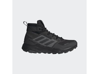 Adidas TERREX TRAILMAKER MID GTX cipő, mag fekete/mag fekete/dgh egyszínű szürke