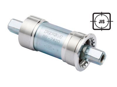 FSA BB-7420ST hajtómű tengely, 68x122,5 mm, négyszögtengelyes alakú, csavarok nélkül, OEM