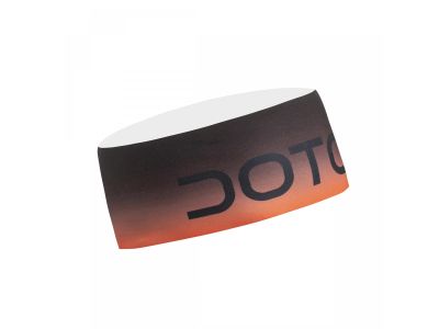 Dotout Flag headband, black/orange