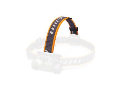 Fenix ​​upper strap for headlamps, reflective, grey/orange