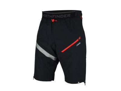 Northfinder KOSIARE Shorts, schwarz/orange