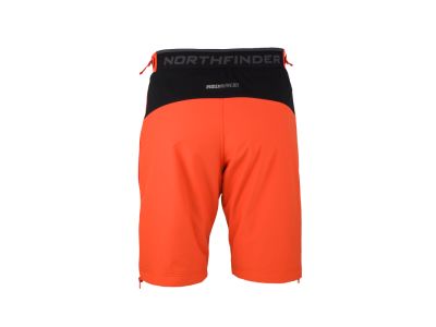 Pantaloni scurți Northfinder KOSIARE, roșu-portocaliu