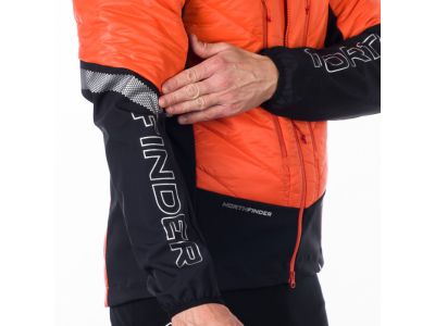 Northfinder OHNISTE bunda, oranžová/čierna