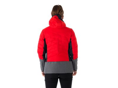 Northfinder BRANDY dámska bunda, červená/sivá