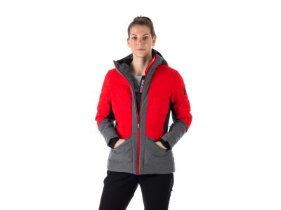Northfinder BRANDY női kabát, piros/szürke