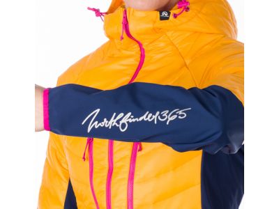 Northfinder OPALENA dámská bunda, žlutá/modrá