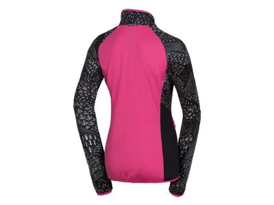 Northfinder ZLIECHOVA női pulóver, fekete/rózsaszín