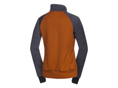Damska bluza Northfinder BESS w kolorze cynamonowo-szarym