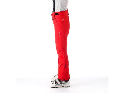 Spodnie damskie Northfinder DELLA w kolorze czerwonym