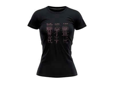 Northfinder MYAH Damen-T-Shirt, schwarz