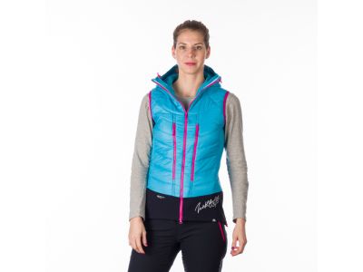 Northfinder JAVOROVA women&#39;s vest, blue/black