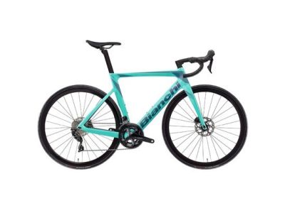 Bicicletă Bianchi Oltre Race 105 Di2, celeste