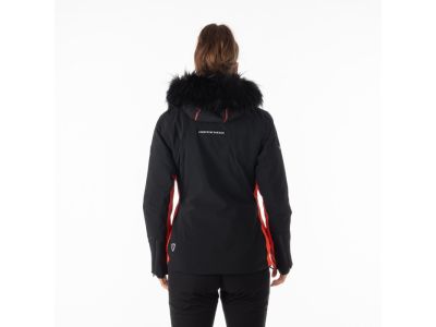 Northfinder TOHNISELA women&#39;s jacket, black/red