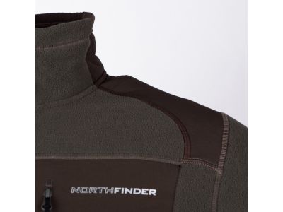 Northfinder BENDIK pulóver, olíva