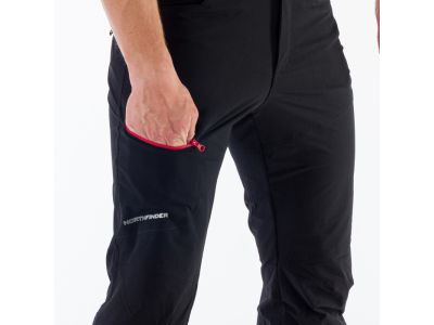 Northfinder MICAH pants, black/red