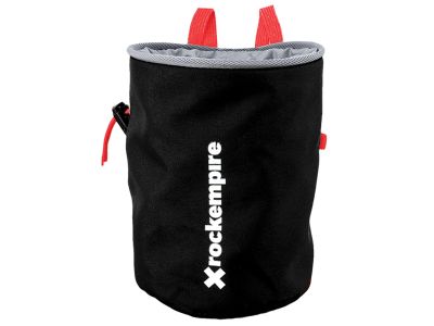 Rock Empire Chalk Bag Basic sáček na magnesium, černá/červená
