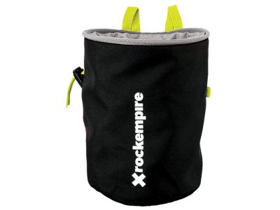 Rock Empire Chalk Bag Basic sáček na magnesium, černá/žlutá