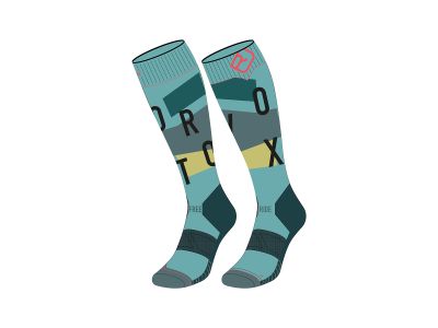 ORTOVOX Freeride Long Socks Cozy women&amp;#39;s knee socks, ice waterfall