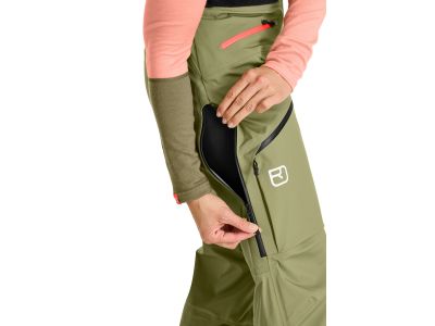 ORTOVOX 3L Deep Shell Damenhose, Arctic Grey