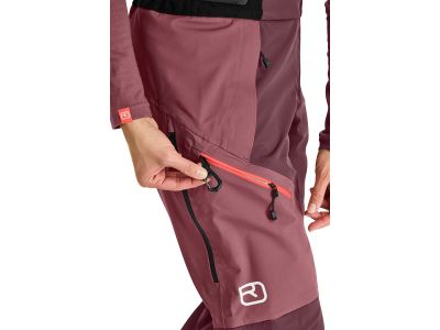 Pantaloni dama ORTOVOX 3L Guardian Shell, Black Raven