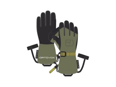 ORTOVOX Merino Freeride Handschuhe, Wild Herbs