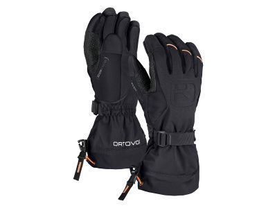 ORTOVOX Merino Freeride gloves, Black Raven