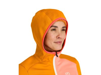 ORTOVOX Fleece Hoody women&#39;s jacket, Winetasting