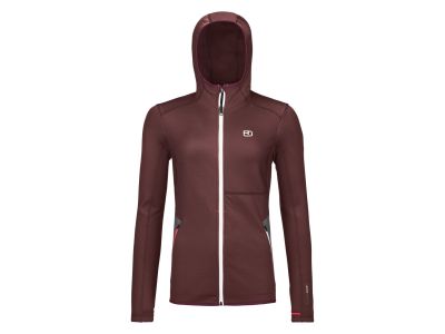 ORTOVOX Fleece Hoody női kabát, Winetasting