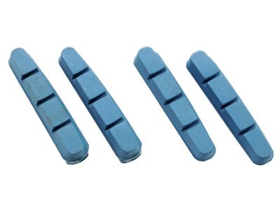 Novatec brzdové špalíky Shimano pre karbónové ráfiky, modrá, 4 ks