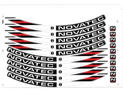 Novatec rim stickers MZA20C-275xH20 (Flowtrail 275)