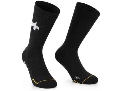 ASSOS RS SPRING FALL ponožky, čierna