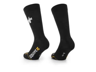 ASSOS RS SPRING FALL ponožky, černá