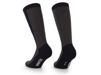 ASSOS TRAIL WINTER T3 Socken, schwarze Serie